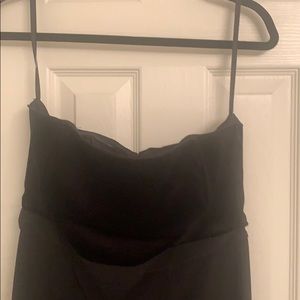 WHBM Velvet Bodice Jumpsuit